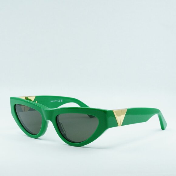 Bottega Veneta BV1176S 003 Cat Eye Sunglasses - Green main image 4